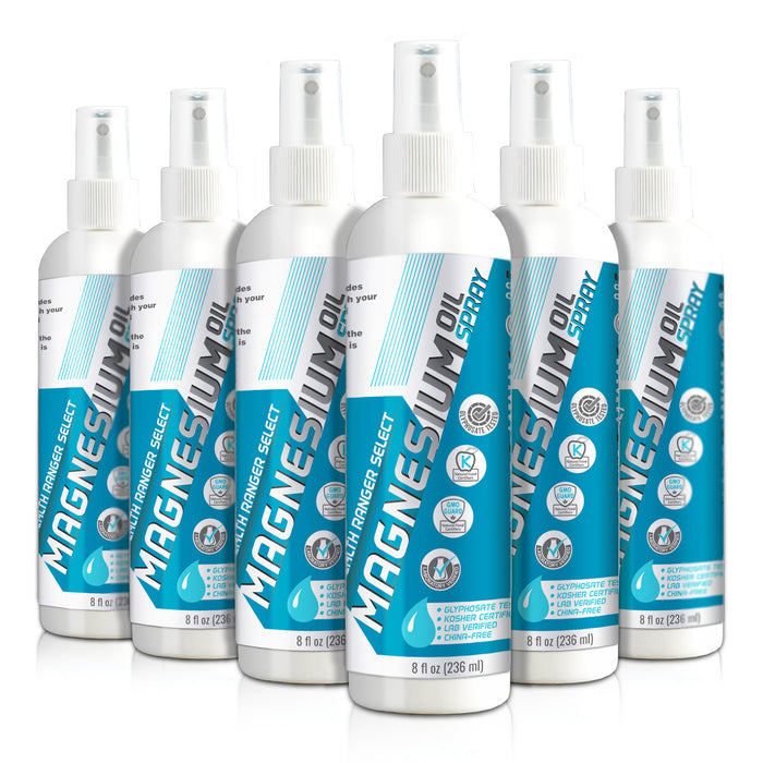Magnesium Oil Spray 8 fl oz (236ml) (6-Pack)