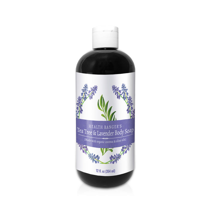 Health Ranger's Tea Tree and Lavender Body Soap 12oz