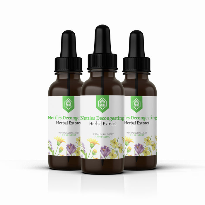 Nettles Decongesting Herbal Extract 2fl oz (60ml) (3-Pack)