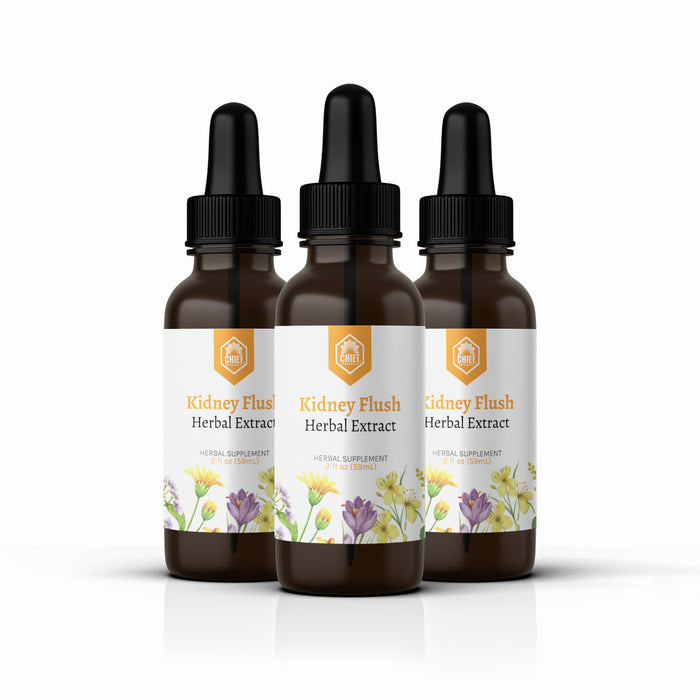 Kidney Flush Herbal Extract 2fl oz (60ml) (3-Pack)