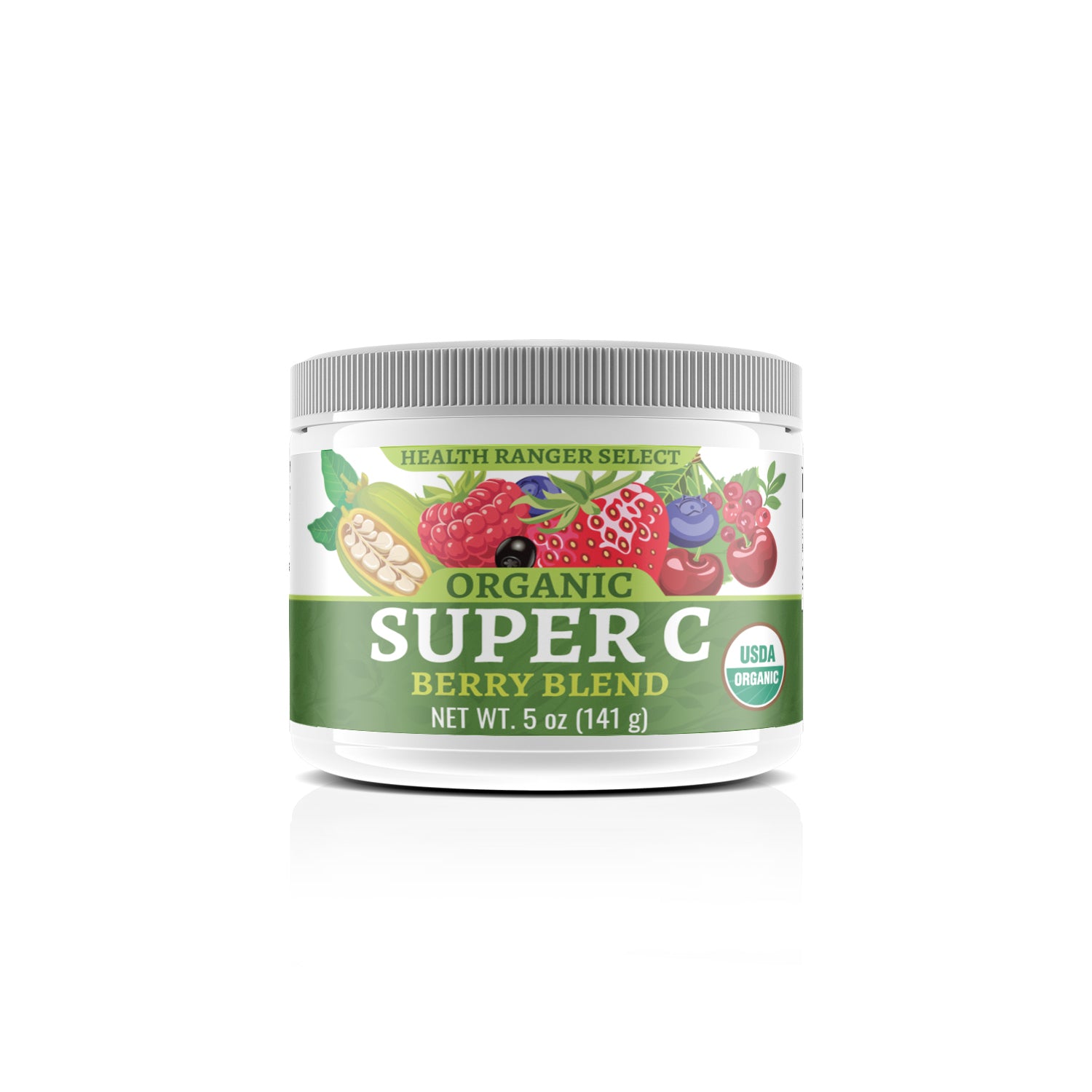 Collagen Peptides - Hydrolyzed Type I and III Collagen 10oz (283g) + Organic Super C Berry Blend 5oz (141g) Combo Pack
