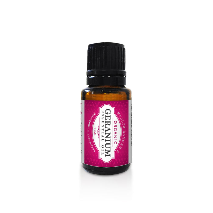 Organic Geranium Essential Oil 0.5oz (15ml)