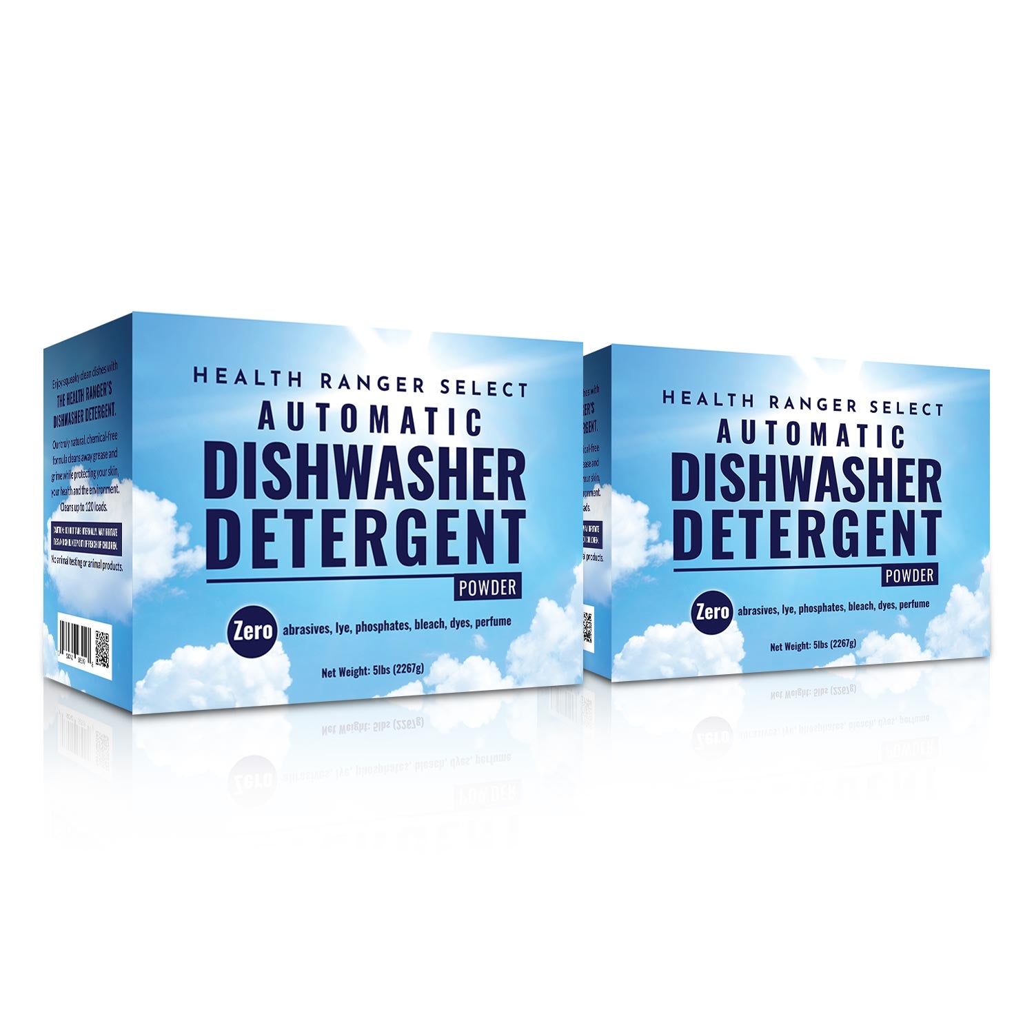 Automatic Dishwasher Detergent Powder 5lbs (2267g) (2-Pack)