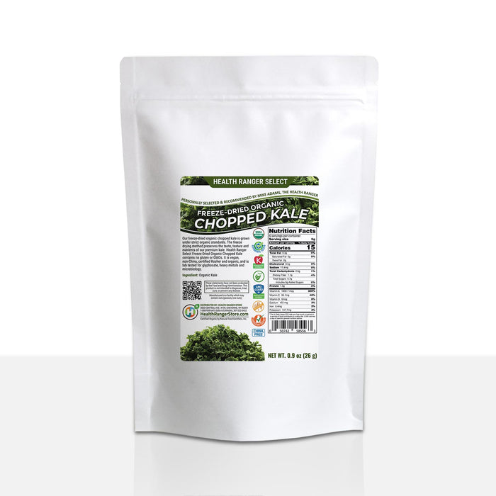 Freeze-Dried Organic Chopped Kale 0.9 oz (26g)