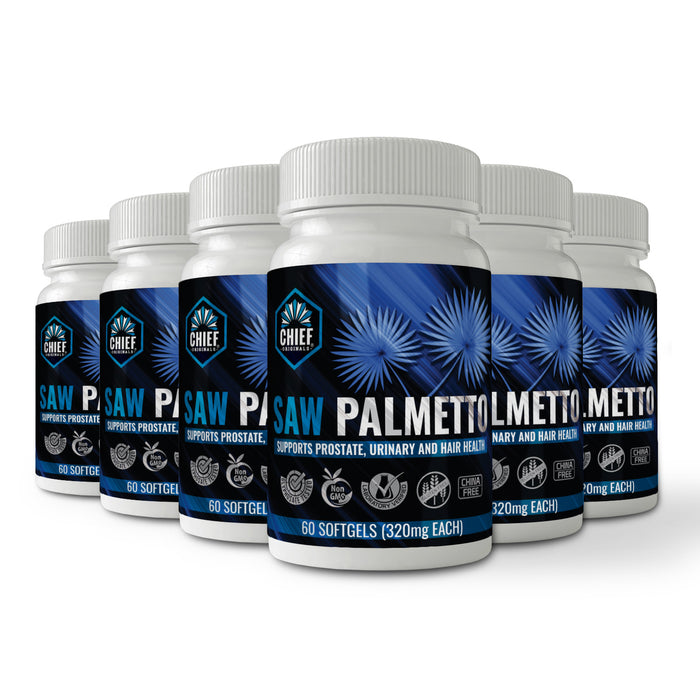 Saw Palmetto 320mg 60 Softgels (6-Pack)