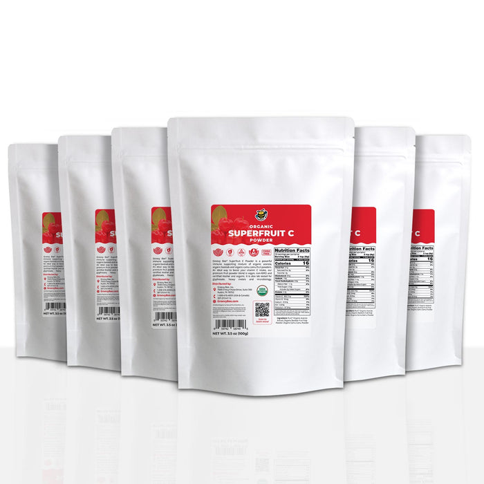 Organic Superfruit C Powder 3.5 oz (100g) (6-Pack)