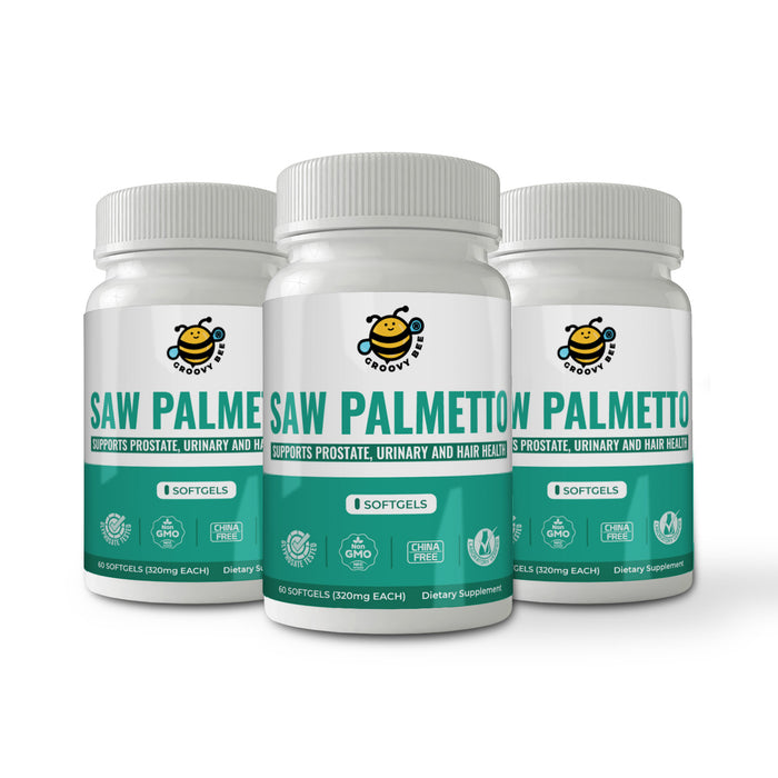 Saw Palmetto 320mg 60 Softgels (3-Pack)