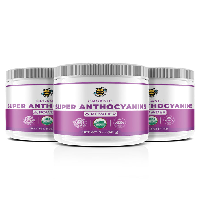 Organic Super Anthocyanins 5 oz (141g) (3-Pack)