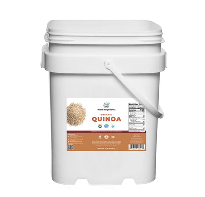Mega Bucket Organic Quinoa (10LB, 4535g)
