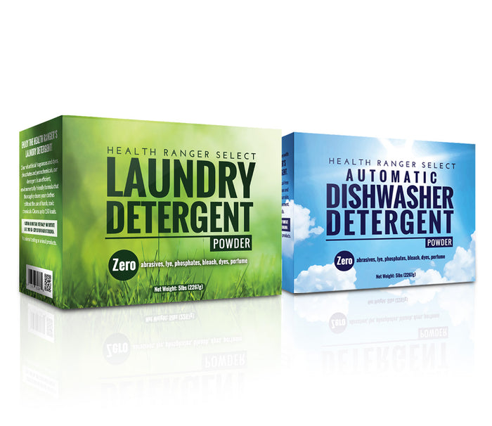 Chemical-free Dish + Laundry Detergent Combo