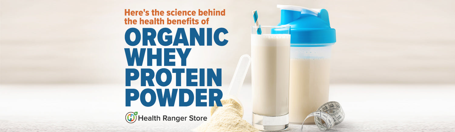 Here's the science behind the health benefits of organic whey protein powder