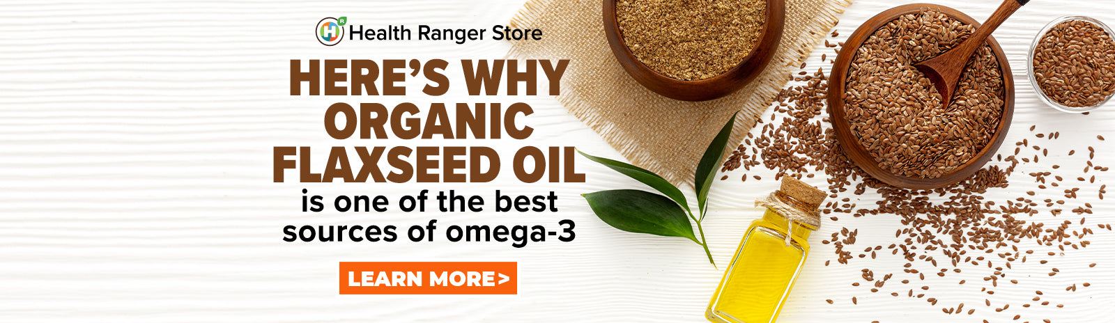 Organic flaxseed oil is one of the best sources of omega-3 fatty acids