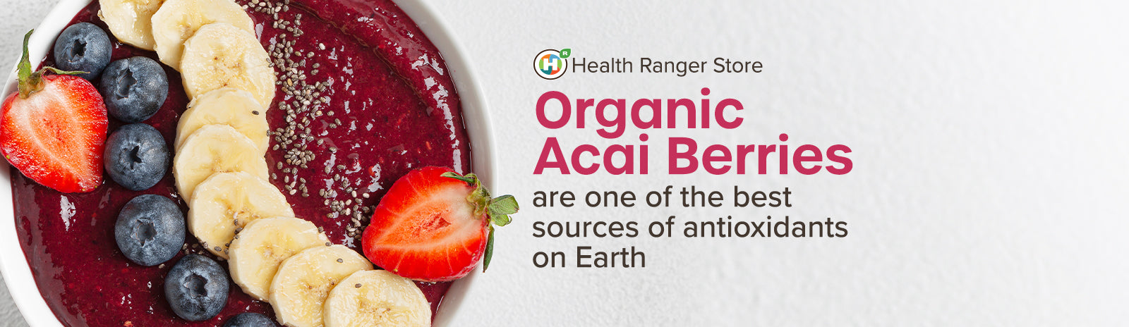 Organic Acai Berries are one of the best sources of antioxidants on Earth