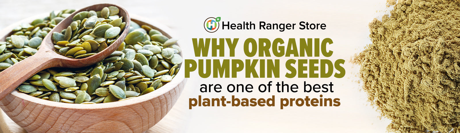 Organic pumpkin seeds are one of the best plant-based protein sources for vegans