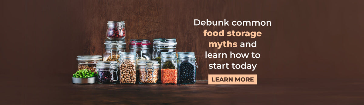 Debunk common food storage myths and learn how to start today