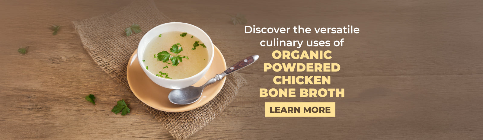 Your winter pantry powerhouse: The versatility of Organic Powdered Chicken Bone Broth*