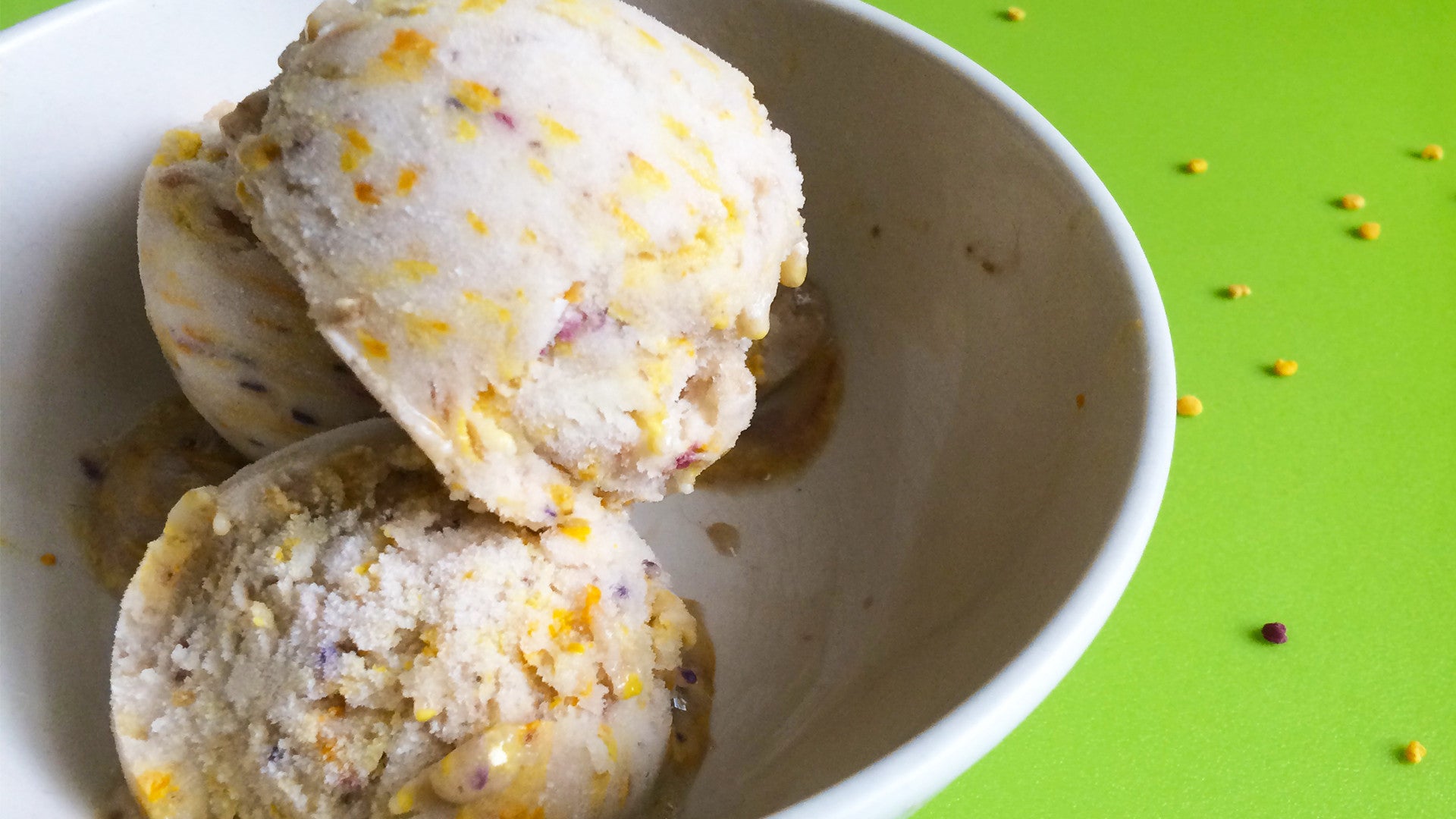 Organic Bee Pollen Ice Cream