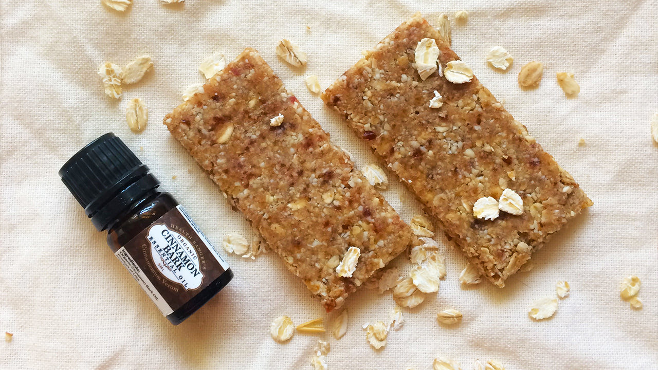 Healthy No-Bake Cinnamon Energy Bars