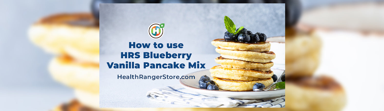 How to use HRS Blueberry Vanilla Pancake Mix