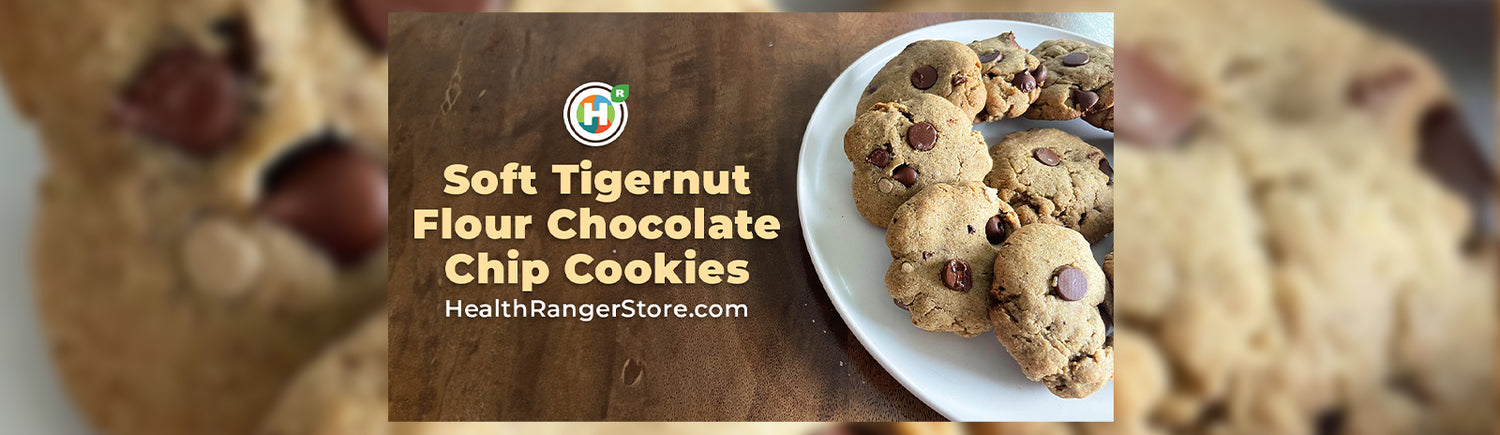 Soft Tigernut Flour Chocolate Chip Cookies