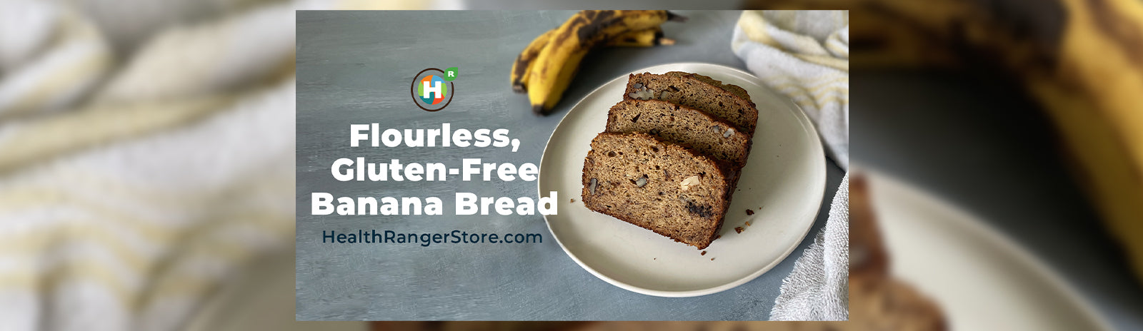 Flourless, Gluten-Free Banana Bread