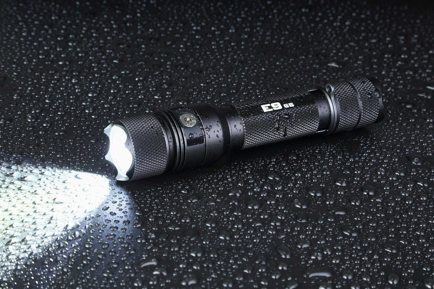 best 3000mah rechargeable battery for strong thrower flashlight E9 GEN5 Long Throw- 3,000 Lumen 388 Meter Tactical EDC Flashlight – Health Ranger Store