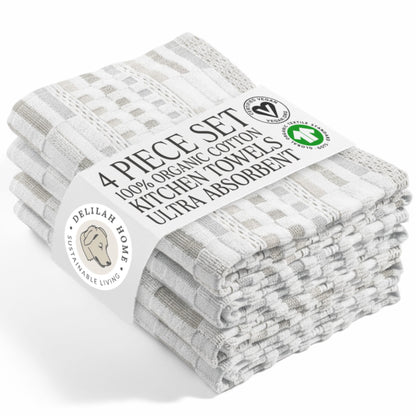 100% Organic Cotton Kitchen Towels