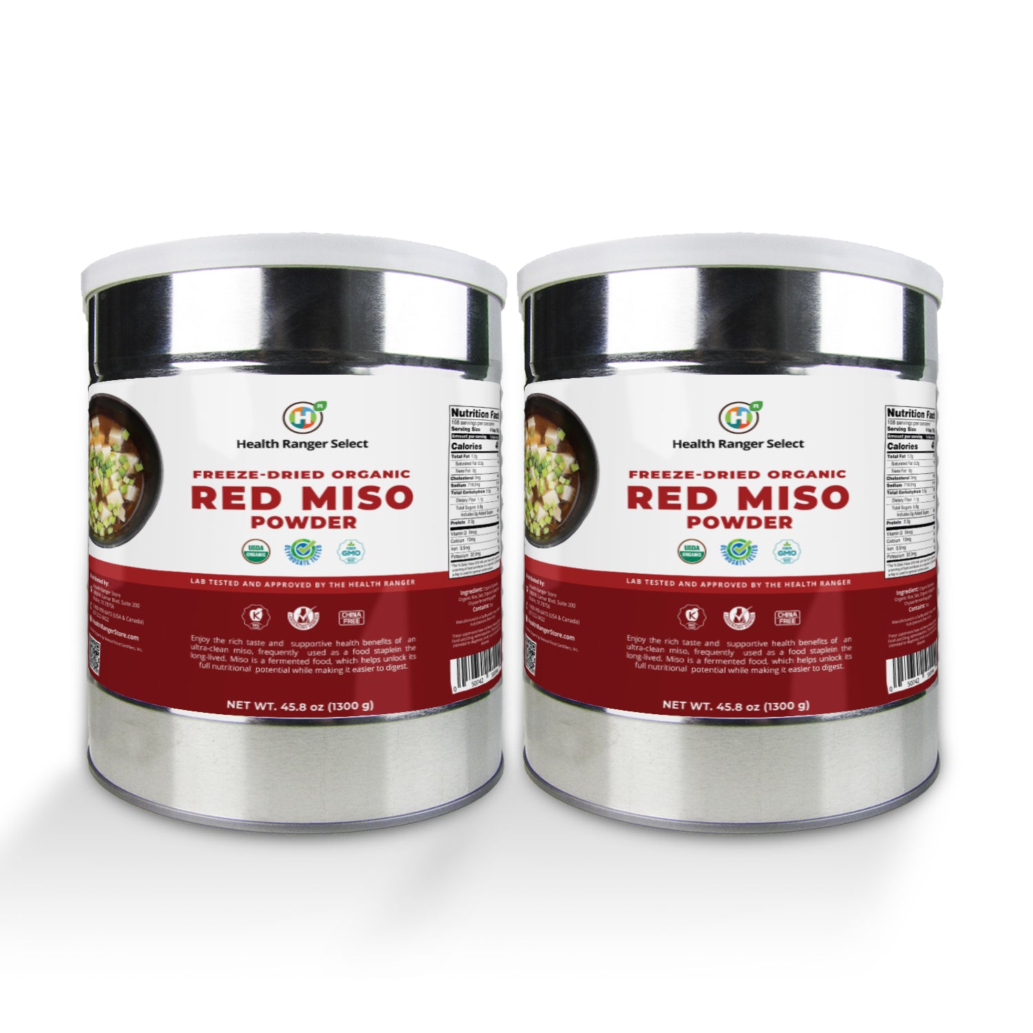 Freeze Dried Organic Red Miso Powder 45oz (1300g) 