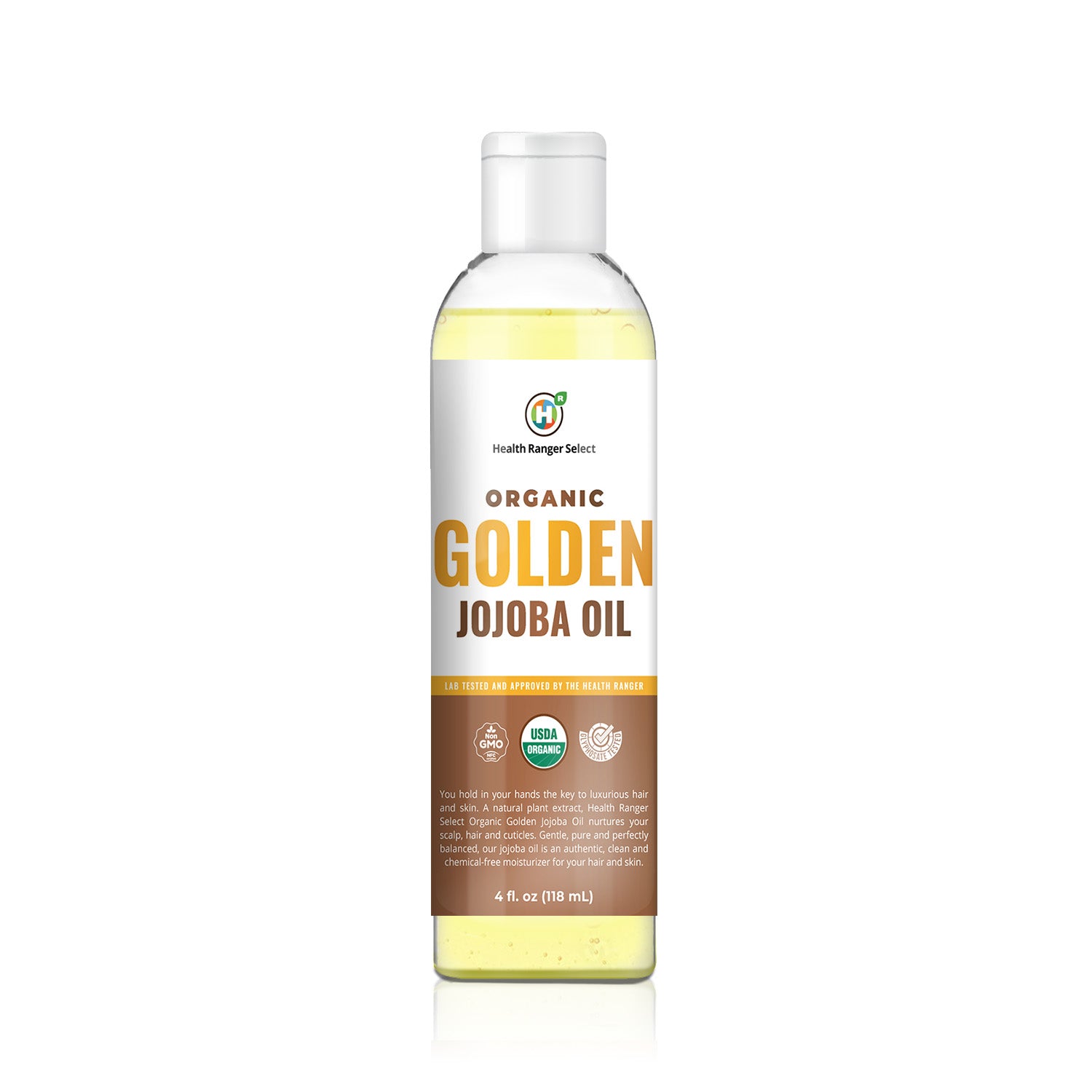 Organic Golden Jojoba Oil 4 fl oz (118ml)
