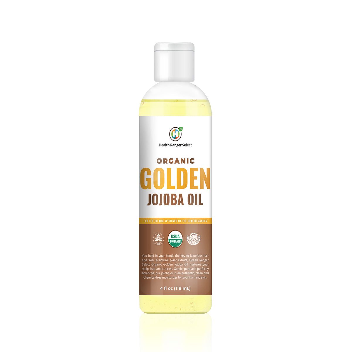 Organic Golden Jojoba Oil 4 fl oz (118ml)