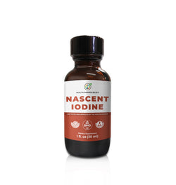 Health Ranger's Nascent Iodine 1 fl oz (30ml) - 2% Strength (Cap - For Long Term Storage) (6-Pack)