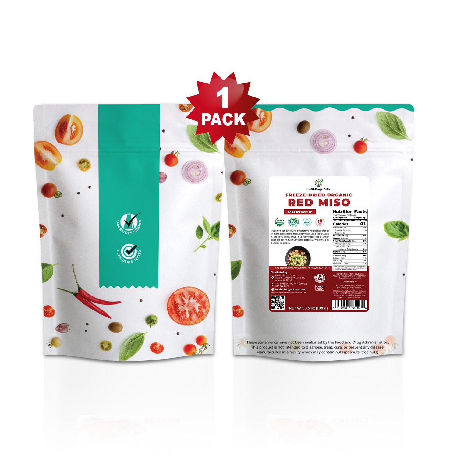 Misol Powder Freeze Dried Organic Red Miso Powder 3.5oz (100g) – Health Ranger Store