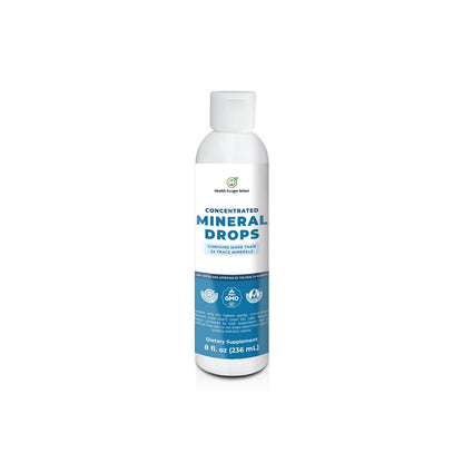Concentrated Mineral drops (8 fl oz) + Electrolyte drops (8 fl oz) Combo Pack