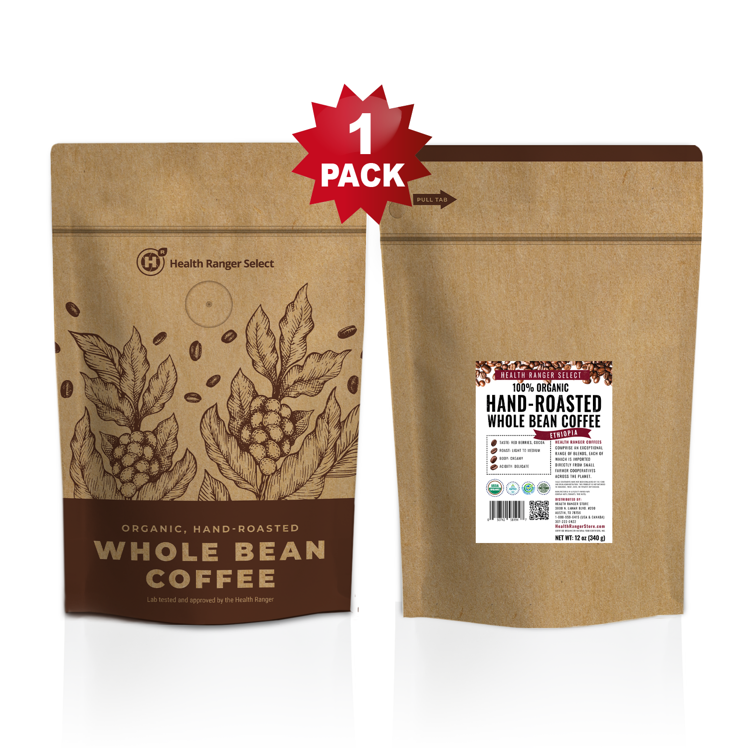 thumbnail image 2 of Toucan Coffee – 100% Ethiopian Arabica – Fresh Roasted Whole Bean Or Ground – 2, 5, Or 10 LB – Pantry Staple 2 of 5