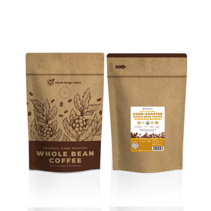 100% Organic Hand-Roasted Whole Bean Coffee (Honey Processed Honduras) 12oz, 340g