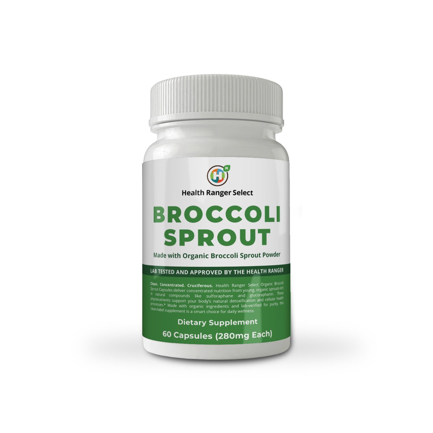 Broccoli Sprouts - 60 capsules - with Organic Broccoli Sprout Powder
