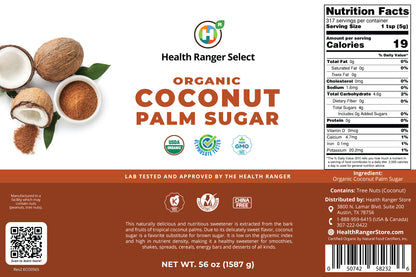 Organic Coconut Palm Sugar 56 oz (