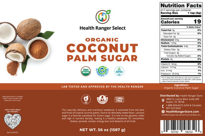 Organic Coconut Palm Sugar 56 oz (