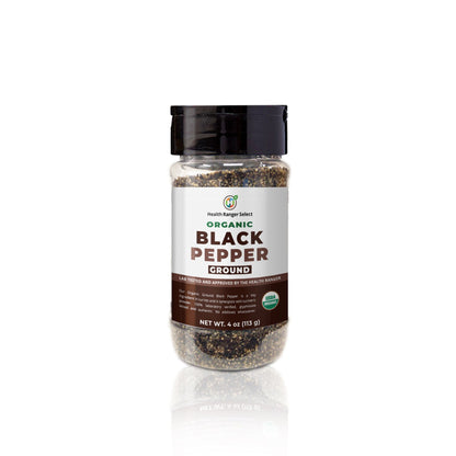 Organic Ground Black Pepper 4oz (113g)