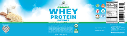 Organic Whey Protein Powder 15 oz (425g)