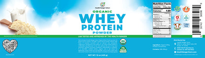 Organic Whey Protein Powder 15 oz (425g)