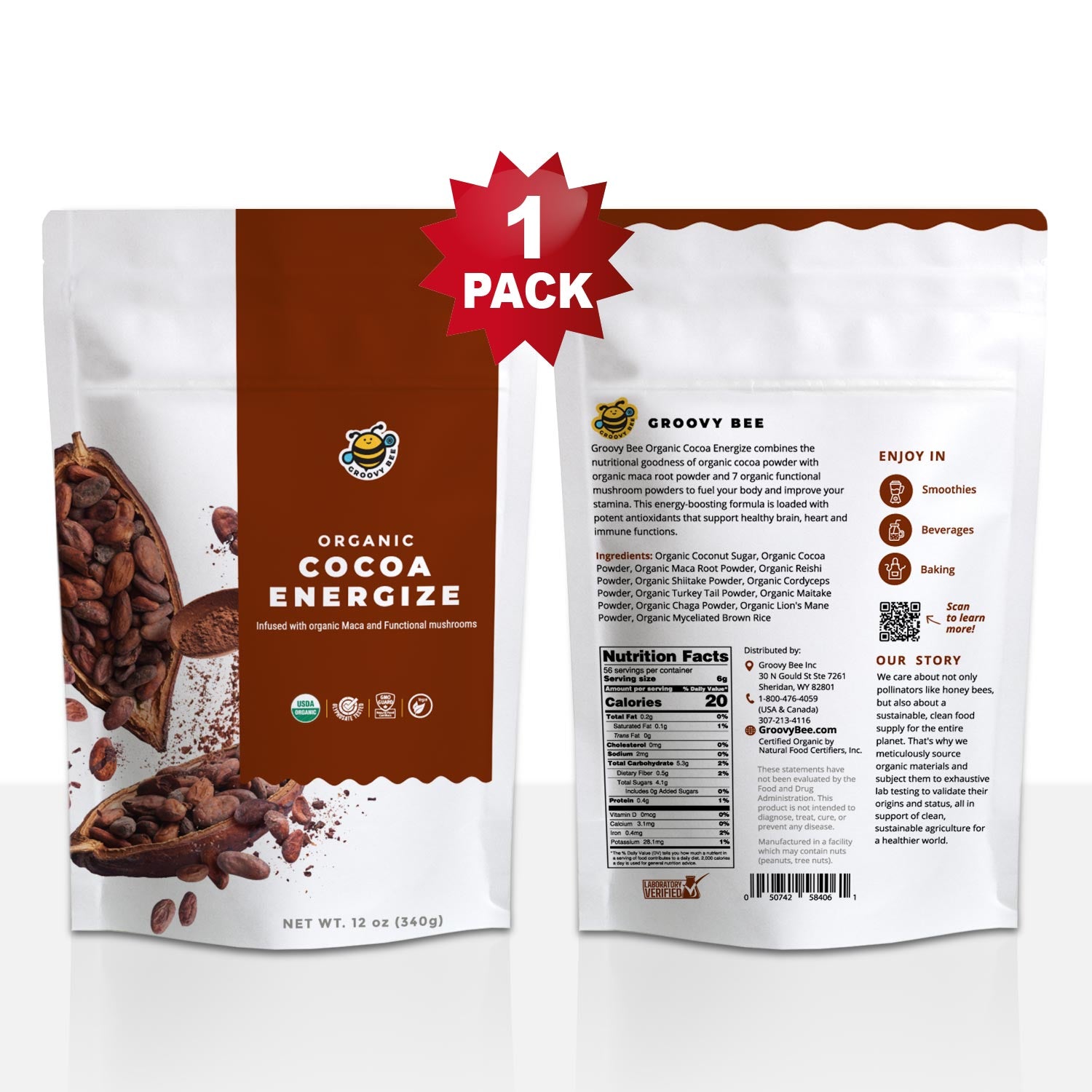 Flourless Avocado Brownies Kit