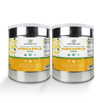 Organic Freeze Dried Pineapple 10.5oz (300g) 