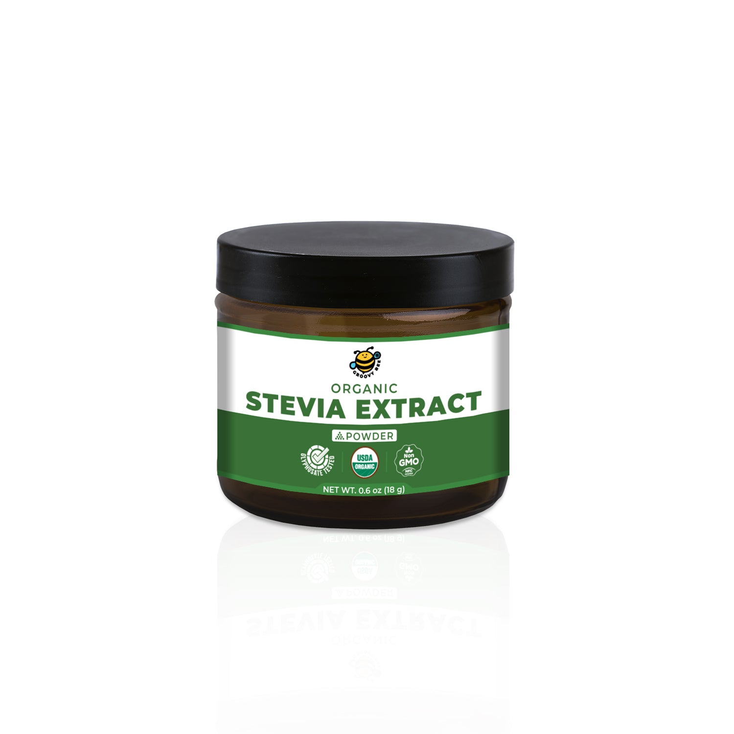 Organic Stevia Extract Powder 0.6oz (18g) (6-Pack)
