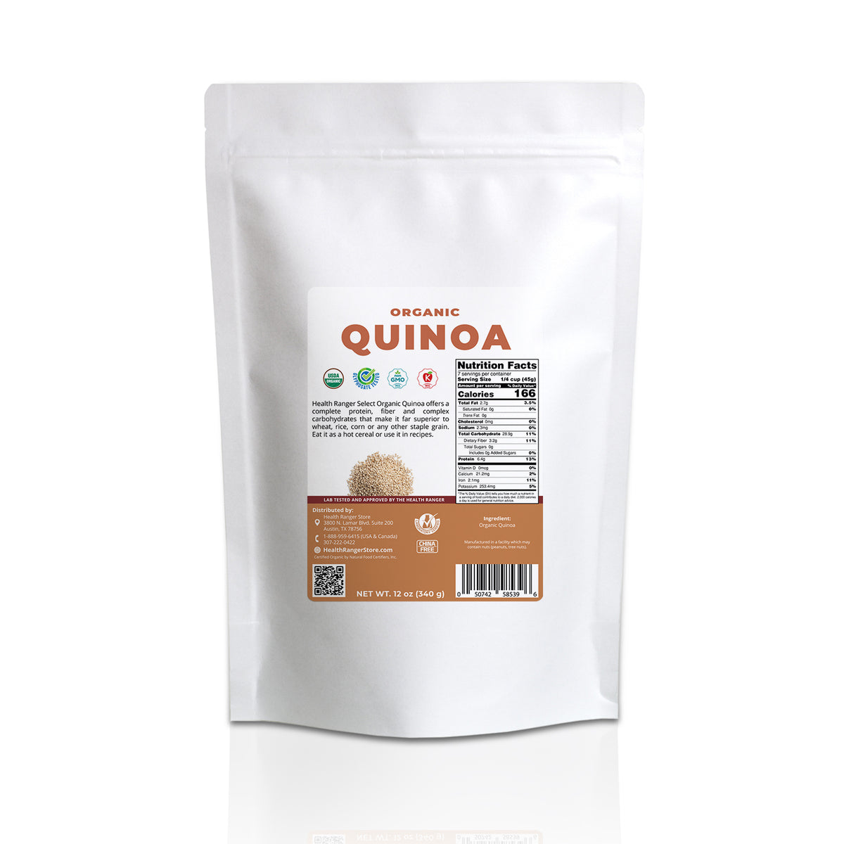 Organic Quinoa 12oz (340g) — Health Ranger Store