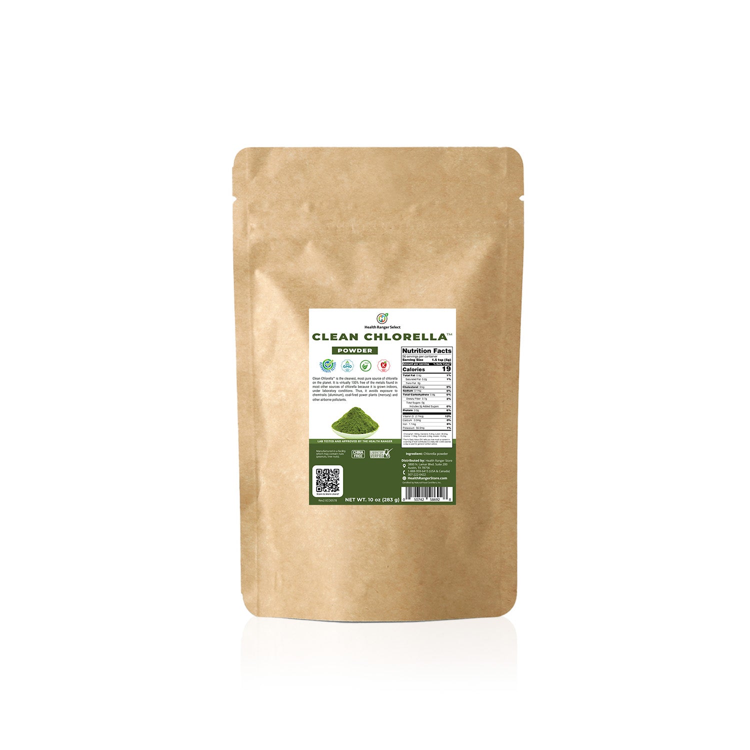 Clean Chlorella Powder 10 oz (283g)