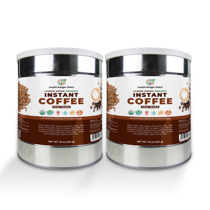 Fair Trade Organic Freeze-Dried Instant Coffee 16oz (454g) 