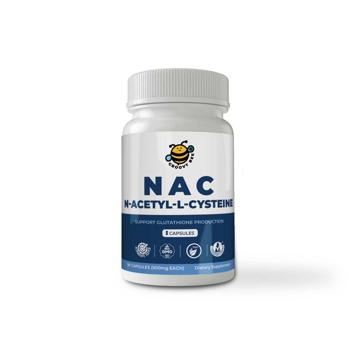 NAC (N-Acetyl-L-Cysteine) 500mg 90 Caps
