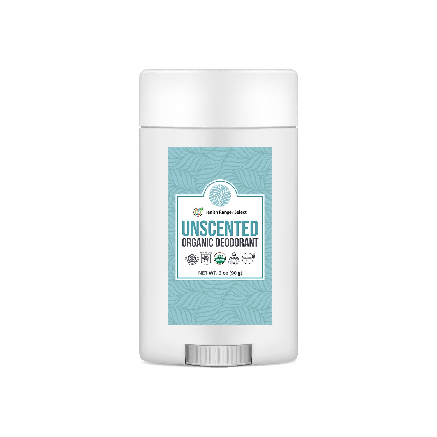Organic Unscented Deodorant 3 oz (90 g)
