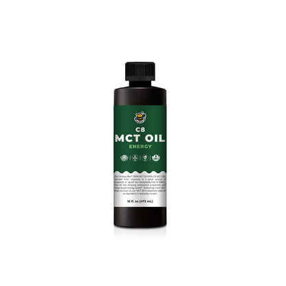 100% MCT Oil (95% C8 MCT Oil) - Energy 16 fl oz (473 ml)